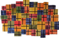  Hot Cross Blocks, 
138cm x 90cm Â©2006 